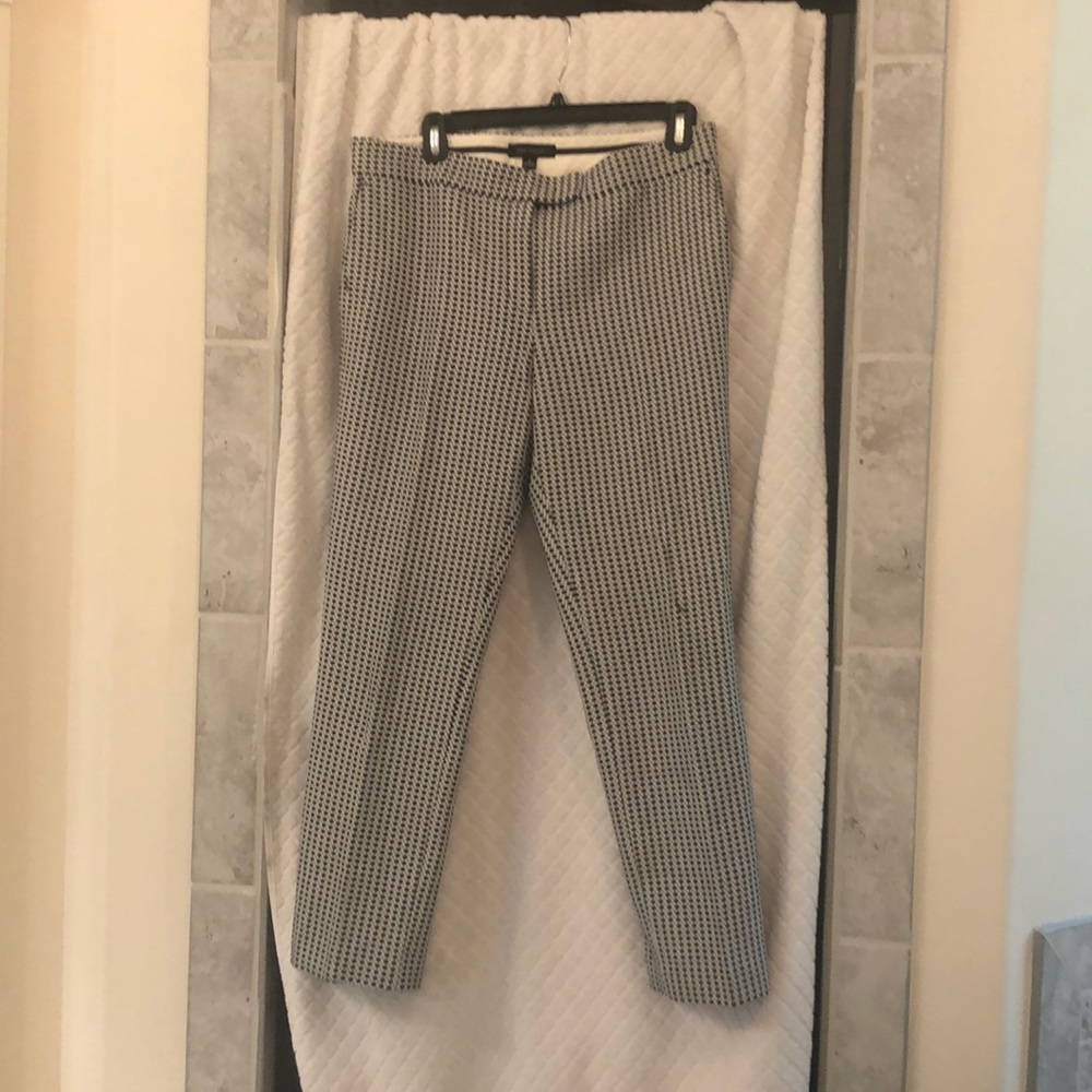 Ann Taylor Blue & White Trousers